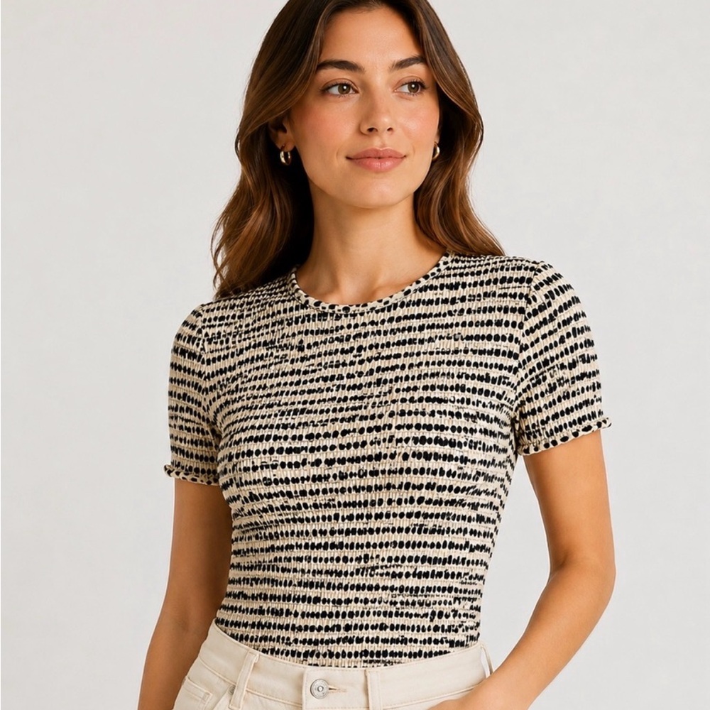 Proenza Schouler White Label smocked stretch top Size Large